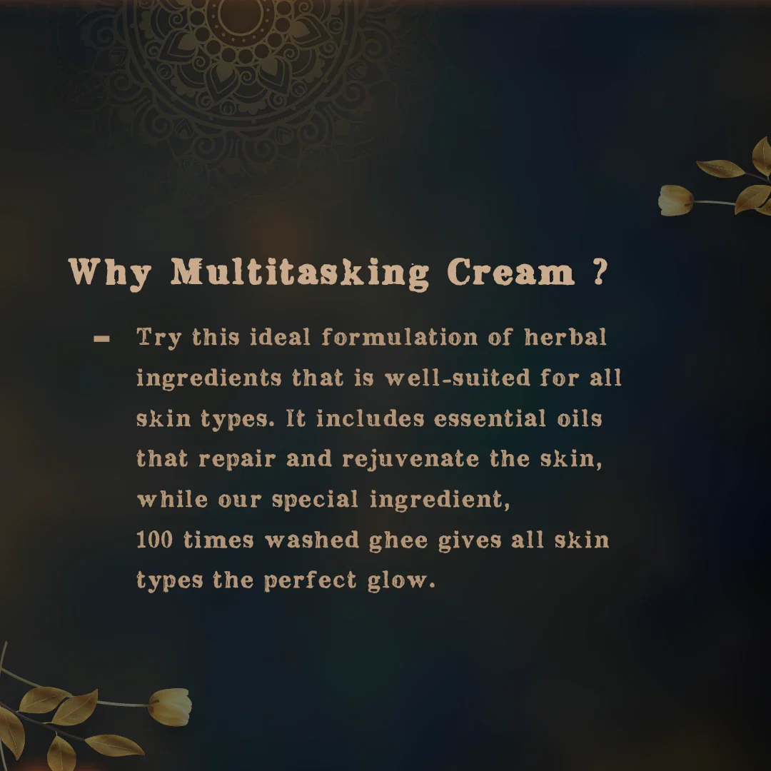 Multitasking Cream made with Shata Dhauta Ghrita - Image 2