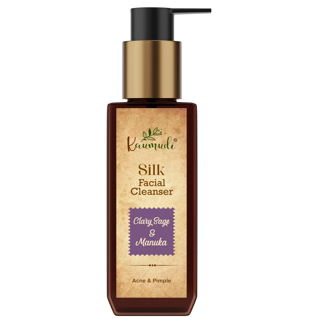Silk Facial Cleanser With Clary Sage & Manuka for Acne & Pimples - Image 6